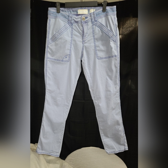 Light Blue Women's Cargo Pants - Picture 1 of 6